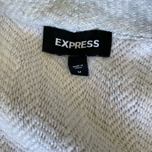 Men's Gray Shawl Collar Sweater - Picture 4 of 4